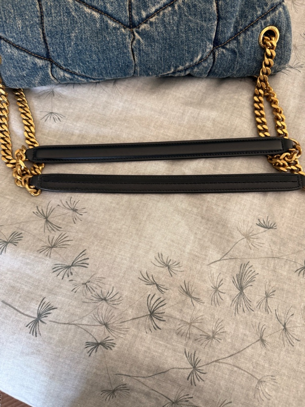 Saint Laurent Denim Medium Quilted Loulou - Picture 15 of 15